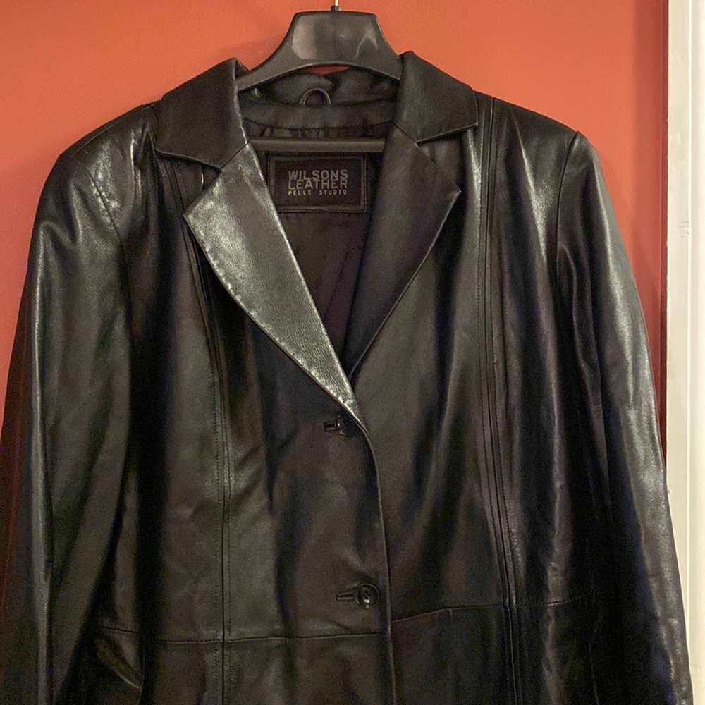 Woman’s Black Leather Jacket